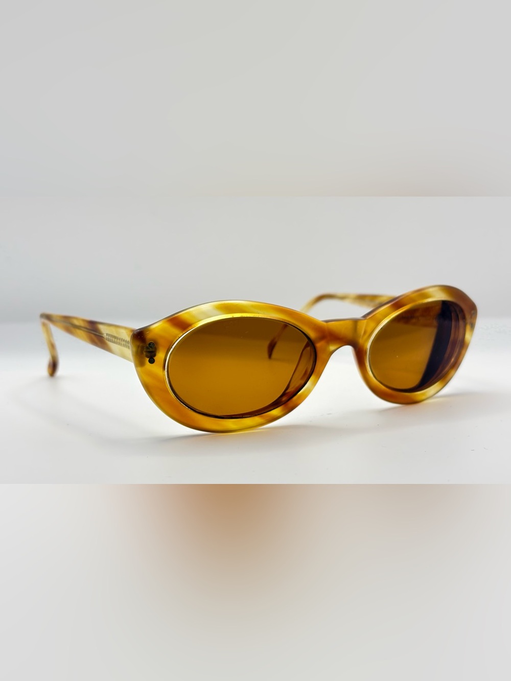 Dana Buchman Brown Oval Sunglasses Frames Only